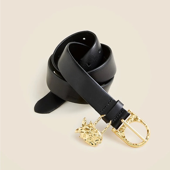 18. Alighieri X J.Crew a life unlocked belt Black Leather $98 NWT XS - Picture 1 of 3